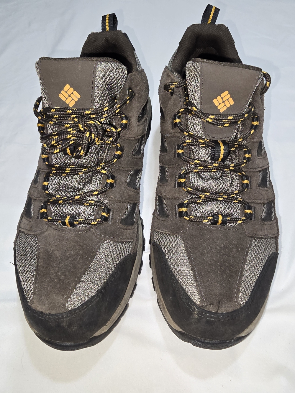 Columbia Mens 8 Waterproof Hiking Shoes BM5372-255 Brown Omni-Tech Trail